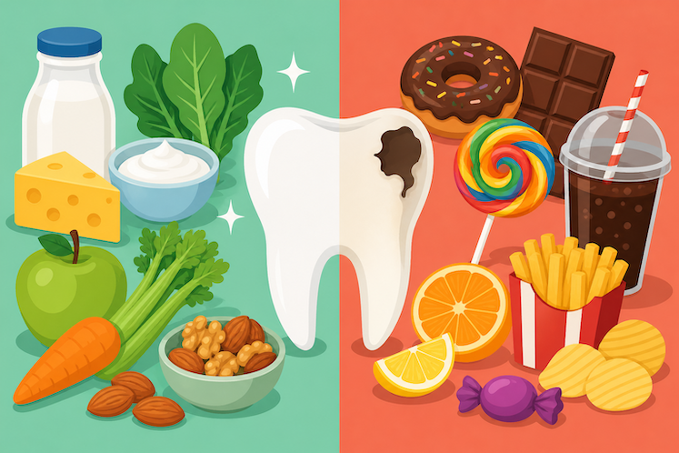 Foods That Strengthen Teeth and What Harms Them